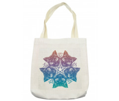 Cats Mandala Design Tote Bag