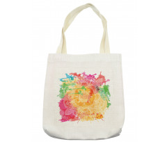 Outline Flower Tote Bag