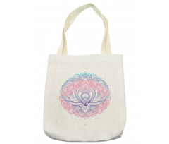 Abstract Lotus Tote Bag