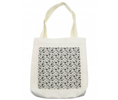 Black and White Clams Tote Bag