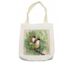 Pair of House Sparrow Tote Bag