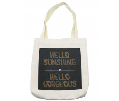 Hello Sunshine Tote Bag