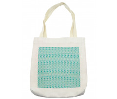 Apples Dots and Flowers Tote Bag