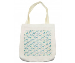 Cartoon Running Rabbits Tote Bag