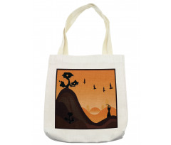 Landscape in Sundown Tote Bag