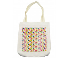 Colorful Grunge Shapes Tote Bag