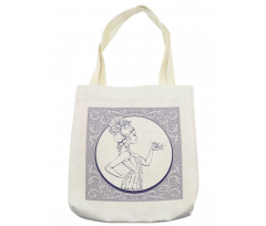 Rococo Style Tote Bag