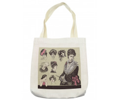 Retro Lady Tote Bag