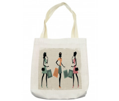 Shopping Theme Tote Bag