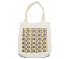 Graphic Wheel Pattern Tote Bag