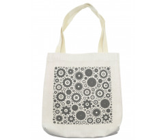 Gear Cog Engine Wheel Tote Bag