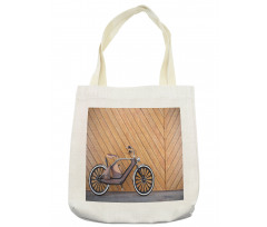 Vintage Bicycle Wall Tote Bag