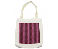 Zigzag and Hearts Tote Bag