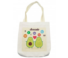 Funny Food Vitamins Tote Bag