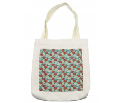 Stained Glass Rose Tote Bag