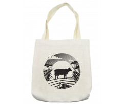 Rural Landscape Field Tote Bag