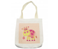 Childish Patchwork Cow Tote Bag