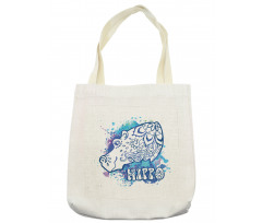 Bohemian Hippie Print Tote Bag