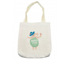 Girl Ice Cream Swimsuit Tote Bag