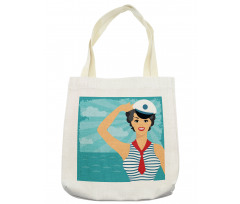 Smiling Sailor Girl Tote Bag