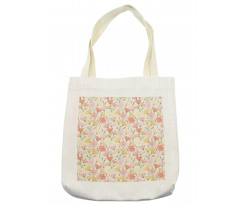 Romantic Vintage Floral Tote Bag