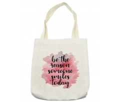 Calligraphy Watercolors Tote Bag