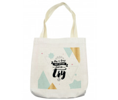 Try and Fail Geometric Tote Bag