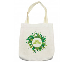 Go Green Eco Awareness Tote Bag