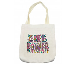 Hippie Boho Girl Words Tote Bag