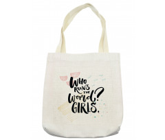 Inspirational Phrase Tote Bag