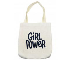 Girl Power Inscription Tote Bag