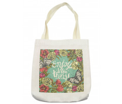 Sketch of Spring Blooms Tote Bag