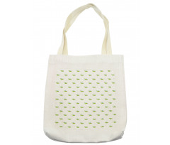 Green Cartoon Planes Tote Bag