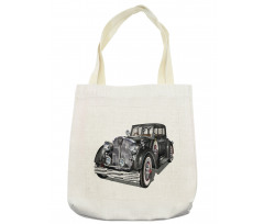 Realistic Classic Car Tote Bag