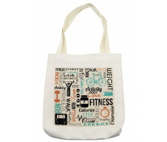 Healthy Life and Sports Tote Bag