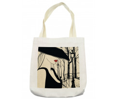 European Woman Montmartre Tote Bag