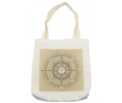 Vintage Windrose Tote Bag