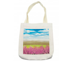 Branches with Mountain Tote Bag