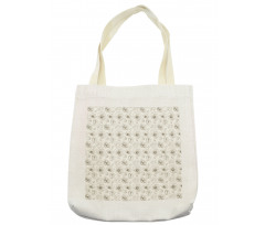 Hellebore Blossom Motif Tote Bag