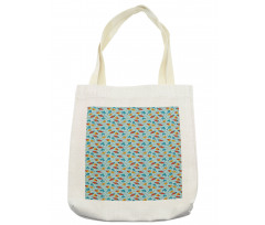 Kite Shaped Animal Pattern Tote Bag