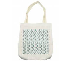 Exotic Ocean Fauna Pattern Tote Bag