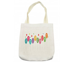 Balloons and Stars Tote Bag