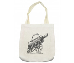 Vintage Bottle of Wine Retro Tote Bag