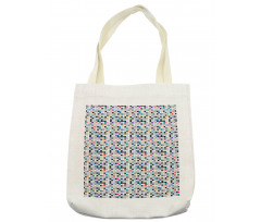 Colorful Shapes Pattern Tote Bag