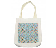 Hipster Animals Bow Tie Tote Bag