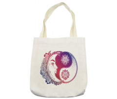 Oriental Crescent Moon Tote Bag