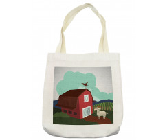 Rural Farmland Crop Bovine Tote Bag