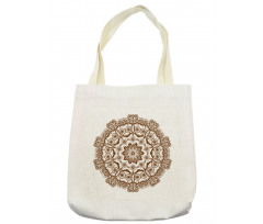 Monochrome Circles Ornate Tote Bag