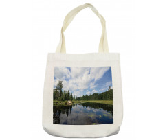 Forest River Scenery Tote Bag