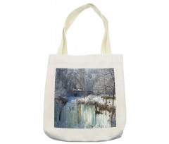 Frozen Minnehaha Fall Tote Bag